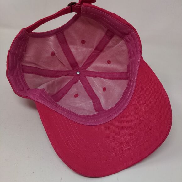 Chill Vibes Slideback Hat Pink One Size Adjustable Outdoor 6 Panel - Picture 7 of 8